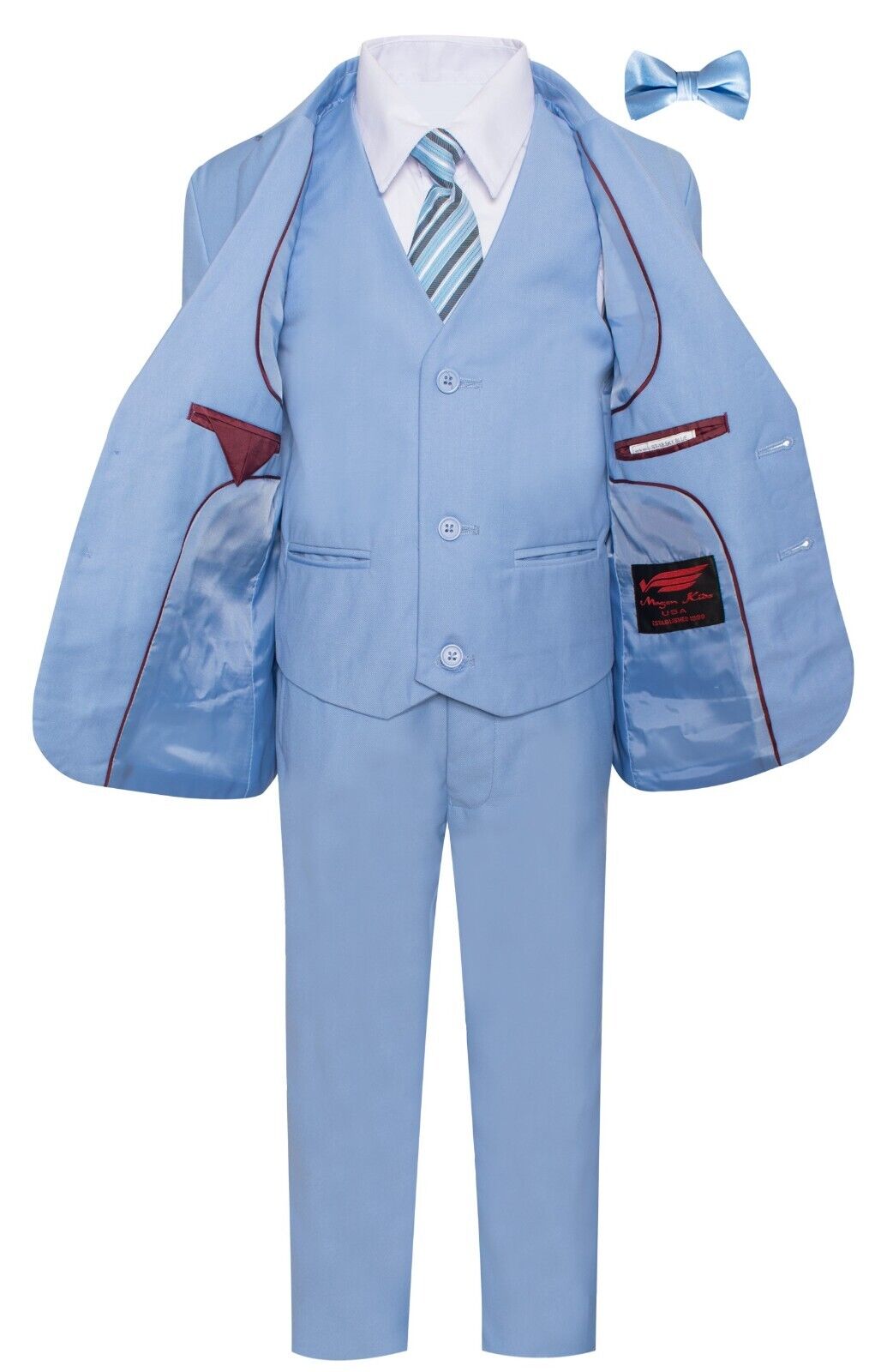 Boys Sky Blue Formal Suit