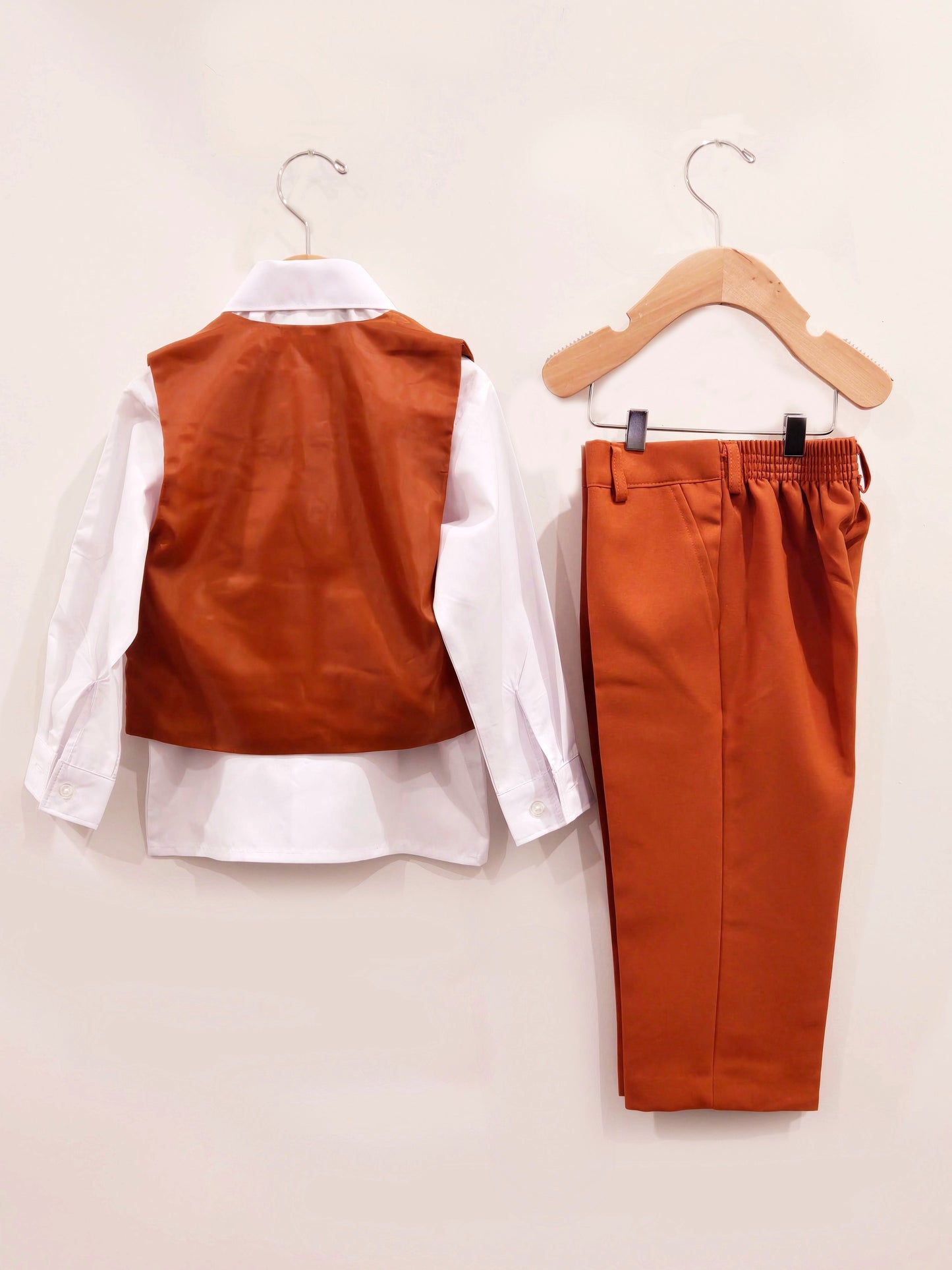 Boys' Formal Vest Suit Set, 5-Piece, Vest, Pants, Dress Shirt, Tie, & Pocket Square Sizes 2T-14