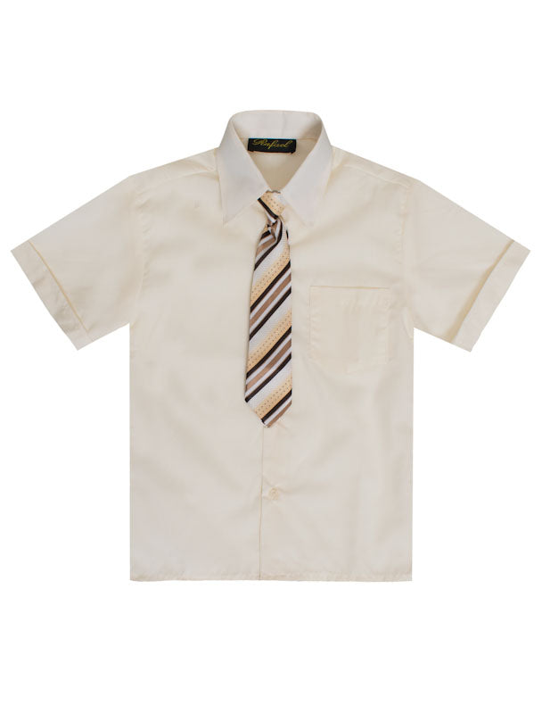 boys ivory dress shirt Mayoral Boys White Long Sleeves Shirt