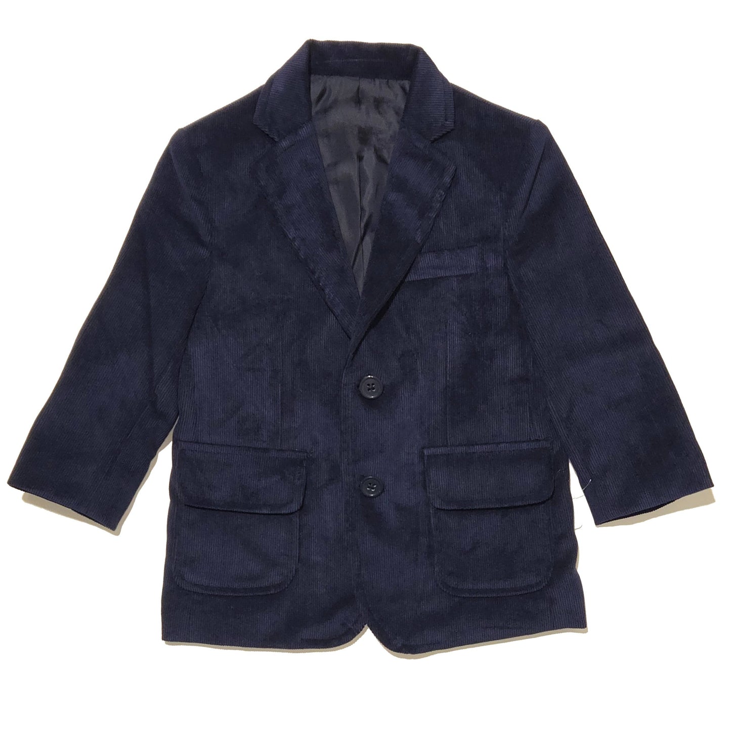 Boys' Corduroy Blazer Jacket with Elbow Patches