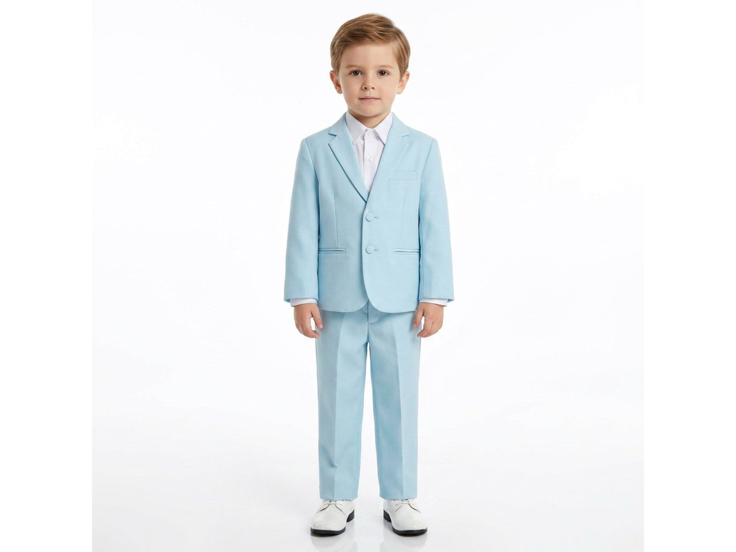 Boys 2-Piece Classic Suit Set (Sizes 2T-16)| 100% Polyester | 4 Colors
