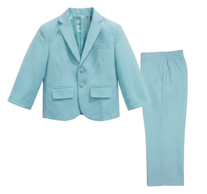 Boys 2-Piece Classic Suit Set (Sizes 2T-16)| 100% Polyester | 4 Colors