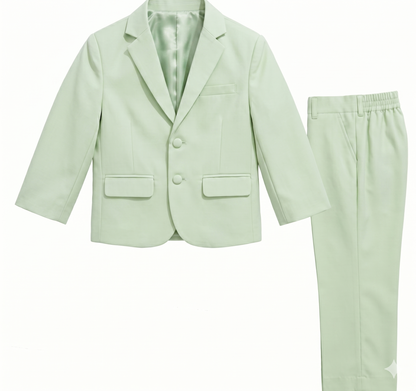 Boys 2-Piece Classic Suit Set (Sizes 2T-16)| 100% Polyester | 4 Colors
