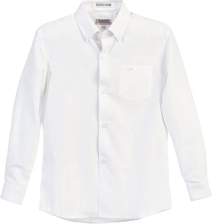 Boy's Oxford Long Sleeve Dress Shirt - White