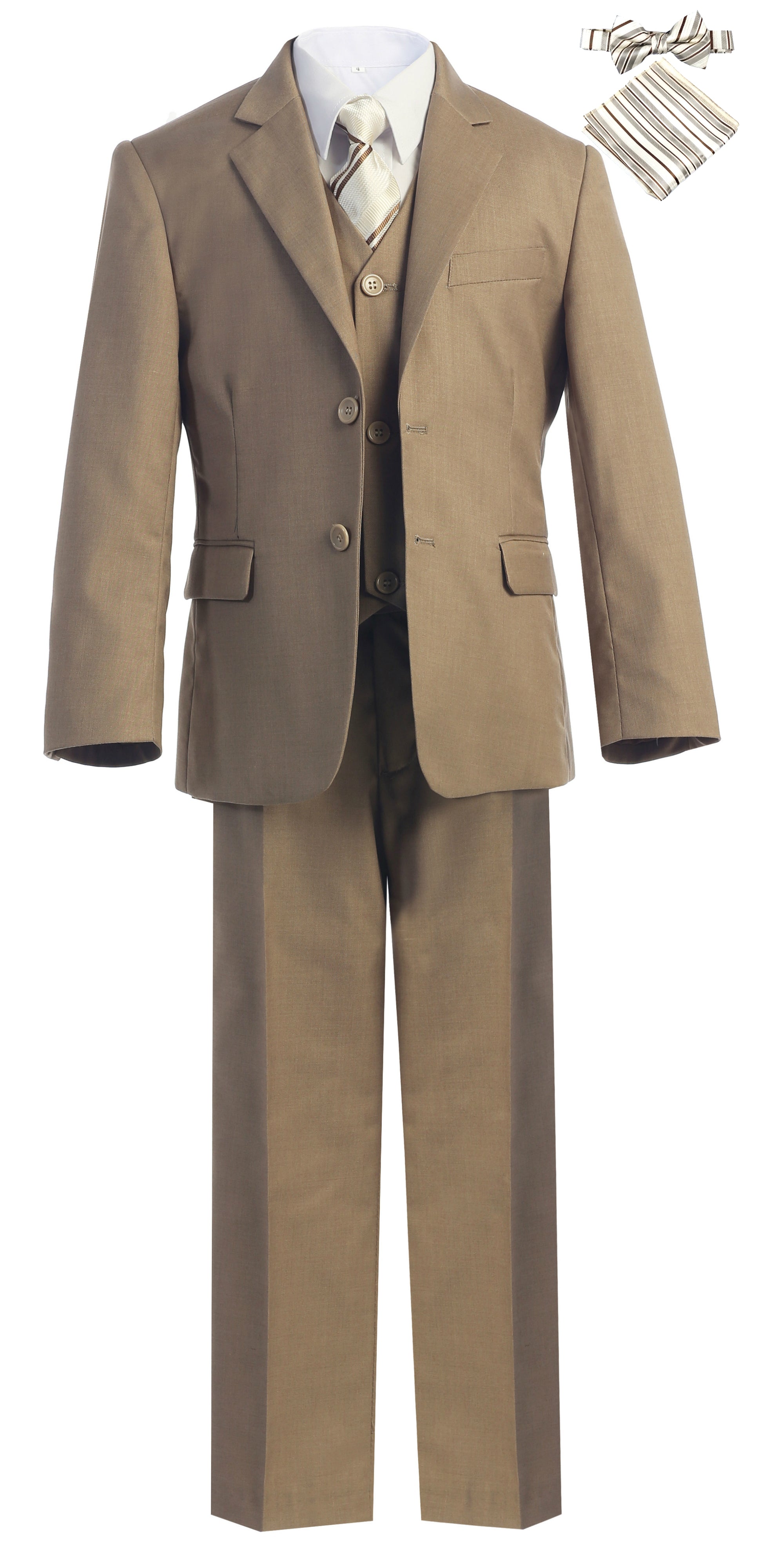 toddler boys slim fit 7 Piece formal dress suit set
