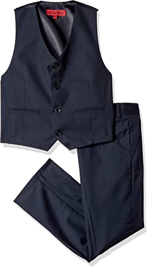 Boy's Formal 2 -Piece Suit Vest - Navy